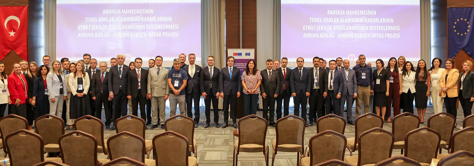“ANAYASA MAHKEMESİNİN TEMEL HAKLAR ALANINDAKİ KARARLARININ ETKİLİ ŞEKİLDE UYGULANMASININ DESTEKLENMESİ PROJESİ” AÇILIŞ PROGRAMI DÜZENLENDİ
