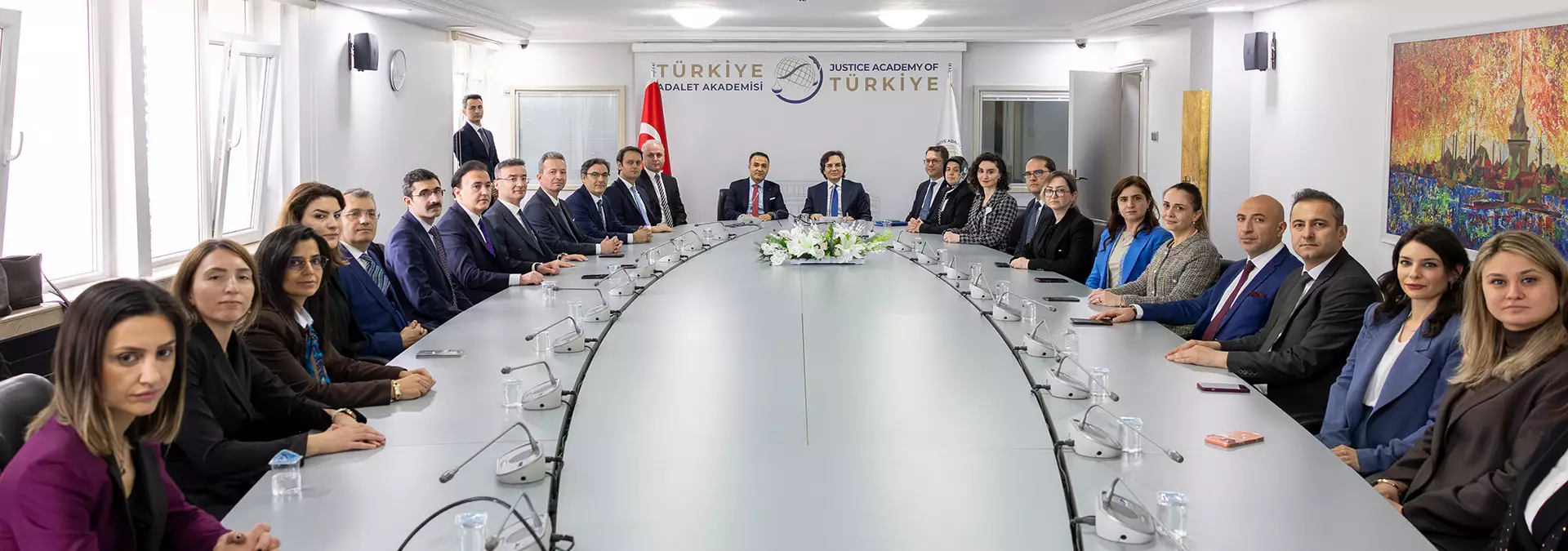 TÜRKİYE ADALET AKADEMİSİNDE DEVİR TESLİM TÖRENİ GERÇEKLEŞTİRİLDİ