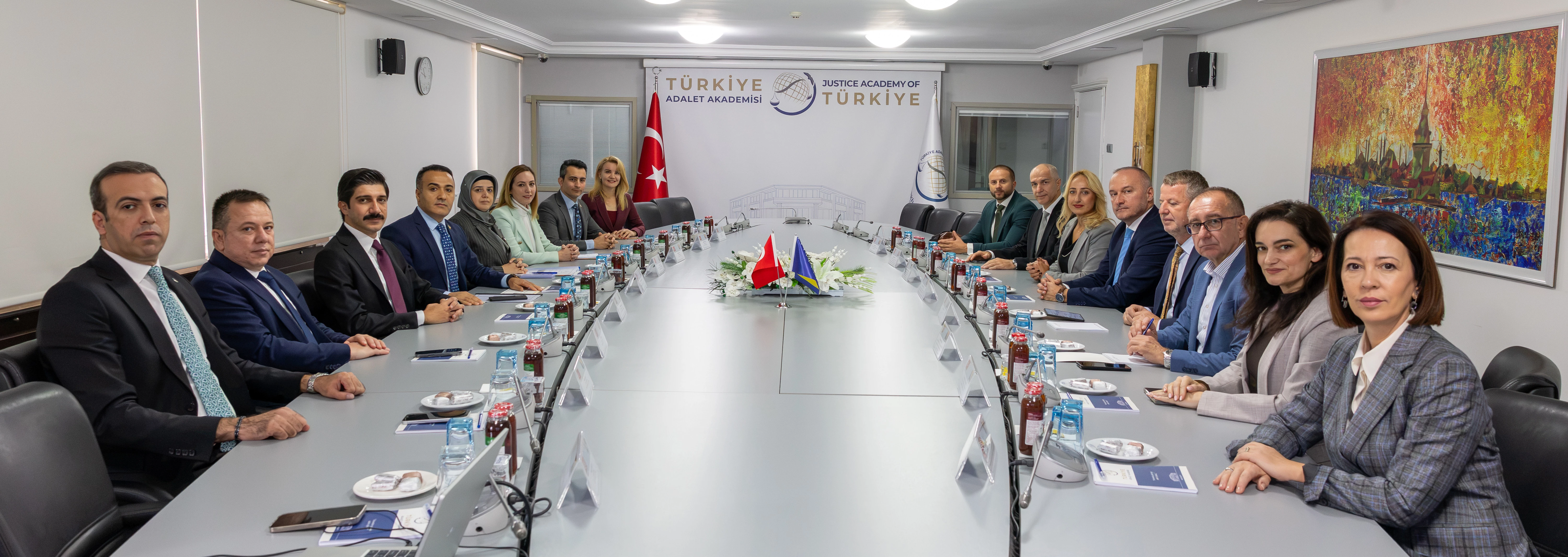 BOSNA-HERSEK HEYETİ TÜRKİYE ADALET AKADEMİSİNİ ZİYARET ETTİ