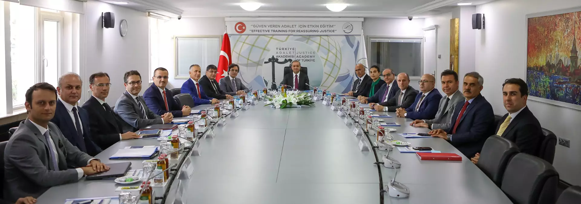 TÜRKİYE ADALET AKADEMİSİ EĞİTİM KURULU İLK TOPLANTISINI GERÇEKLEŞTİRDİ